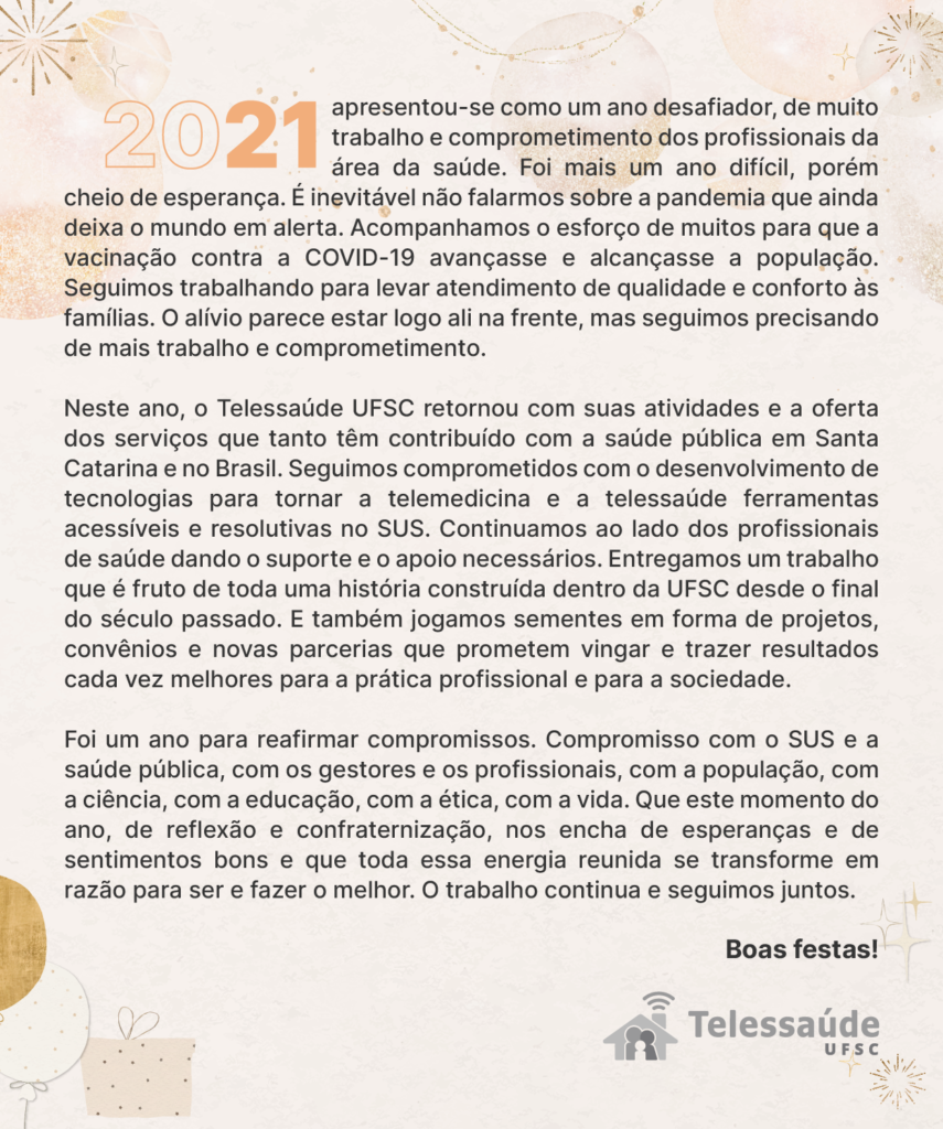 Telessaúde UFSC_Boas festas_2021-22