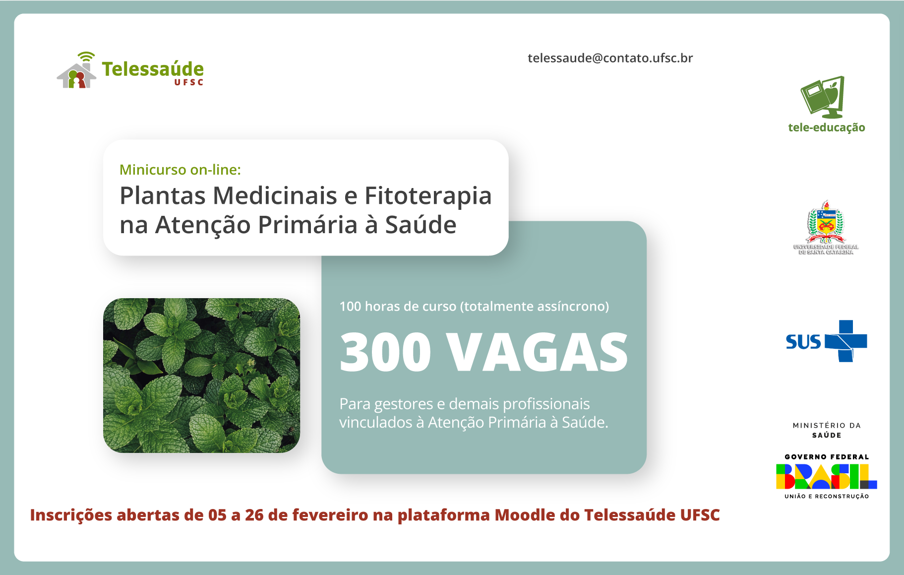 TelessaúdeUFSC_Curso-Fitoterapia e plantas medicinais