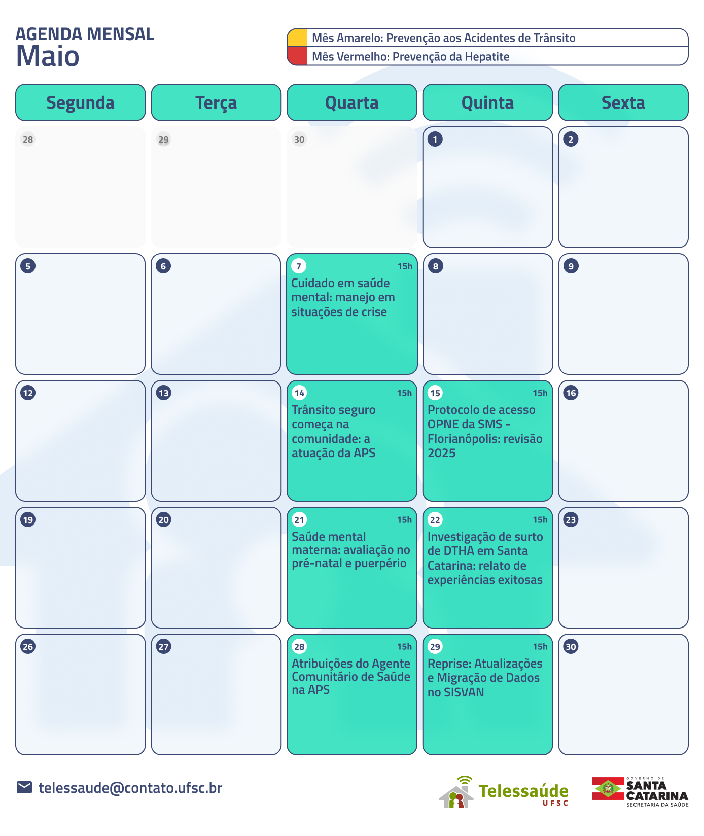 Agenda e-mail