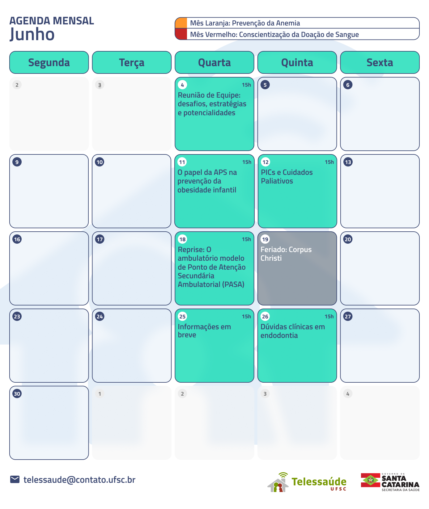 Agenda e-mail